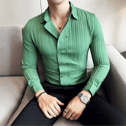 Camisa Oxford a rayas